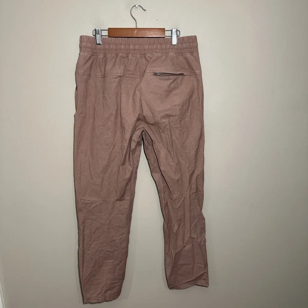 Lululemon ABC Jogger‎ Men's Medium Drawstring Athleisure Cotton Blend Earth Clay